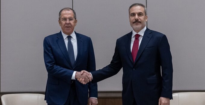 Dışişleri Bakanı Fidan, Rus mevkidaşı Lavrov görüştü