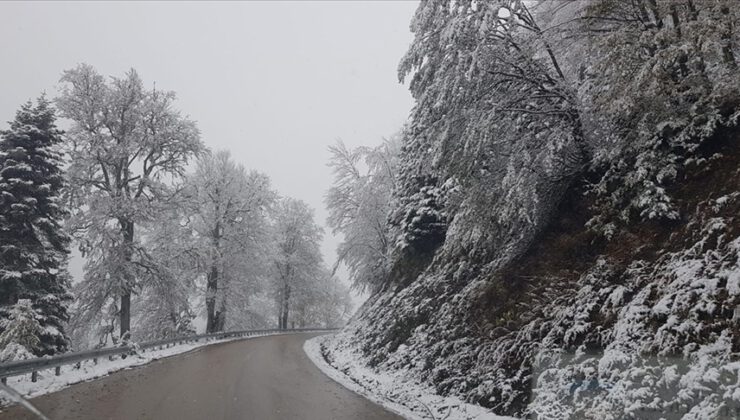 Yedigöller yolu buzlanma nedeniyle kapatıldı