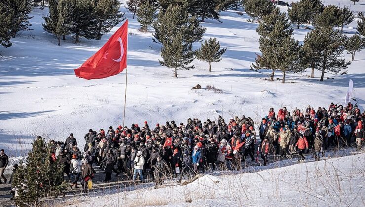 Sarıkamış Şehitlerini anma yürüyüşü