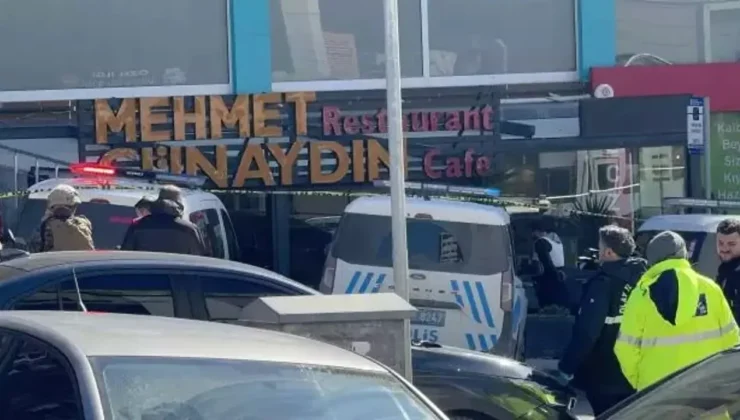 Lokantada bir kişiyi vurup, içeride bulunanları rehin aldı