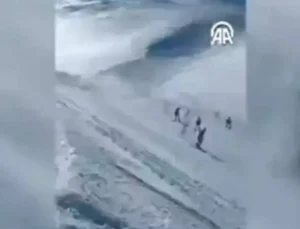 Palandöken Kayak Merkezi’nde çığ düştü