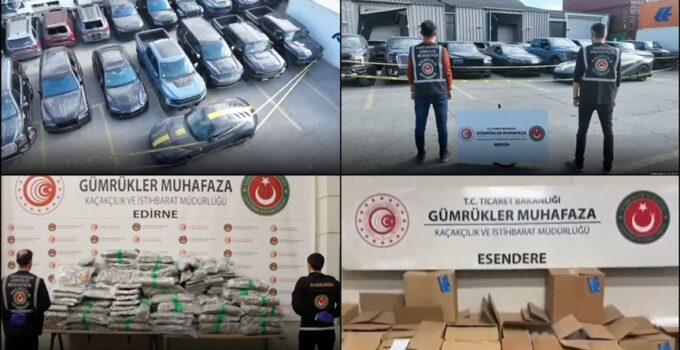 Gümrüklerde 1 milyar liralık kaçakçılık önlendi
