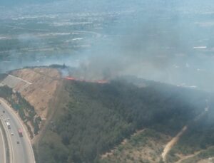 Bursa’da orman yangını; alevler köye sıçradı