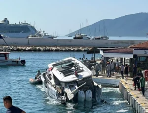 Bodrum’da teknede patlama: Yaralılar var