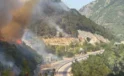 Sakarya’da orman yangını: D-650 kara yolu ulaşıma kapatıldı