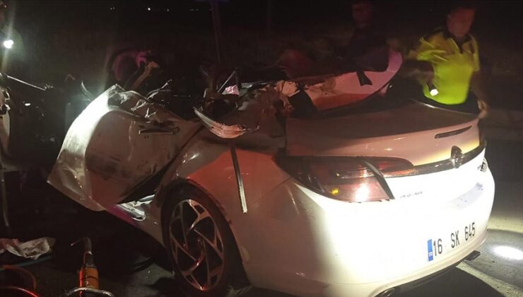 Bursa’da trafik kazasında aynı aileden 3 kişi öldü