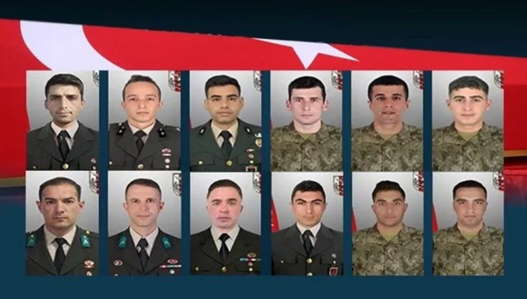 MSB’den şehit olan 12 asker ile ilgili açıklama