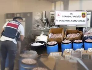 İstanbul’daki operasyonlarda 847 bin 600 uyuşturucu hap ele geçirildi