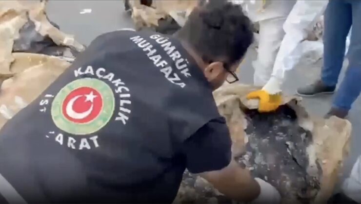 Sarp Gümrük Kapısı’nda 601 kilo uyuşturucu ele geçirildi