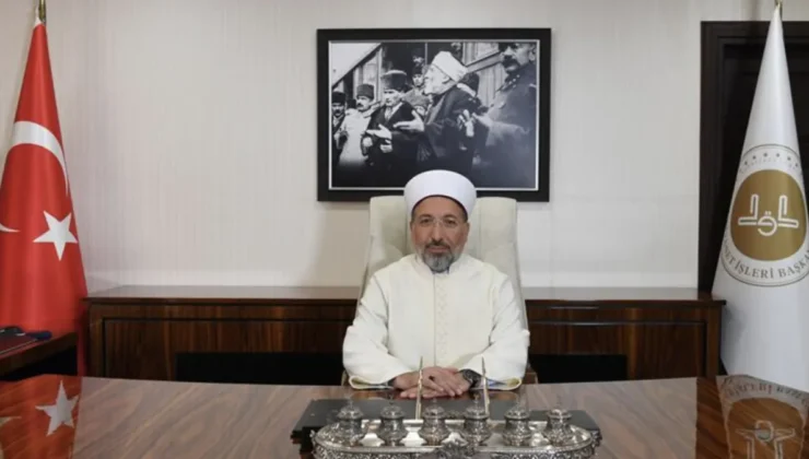 Diyanet’in yeni başkanı Arpaguş, makamına Atatürk portresi astı