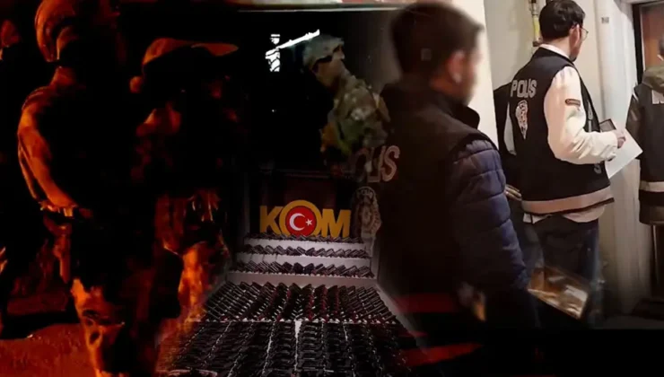 41 ilde silah ve mühimmat kaçakçılığına operasyon