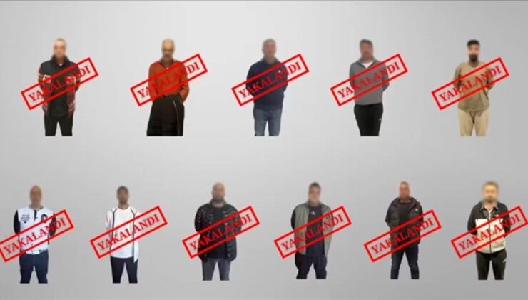 Kırmızı bültenle ve ulusal seviyede aranan 11 kişi yakalandı