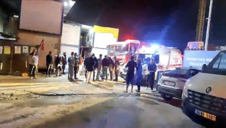 İstanbul’da metro inşaatında iskele çöktü