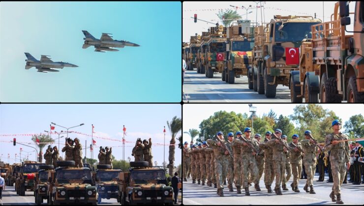 KKTC’nin 42. kuruluş yıl dönümü kutlandı