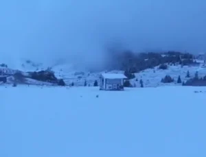 Uludağ’da Aralık bembeyaz başladı