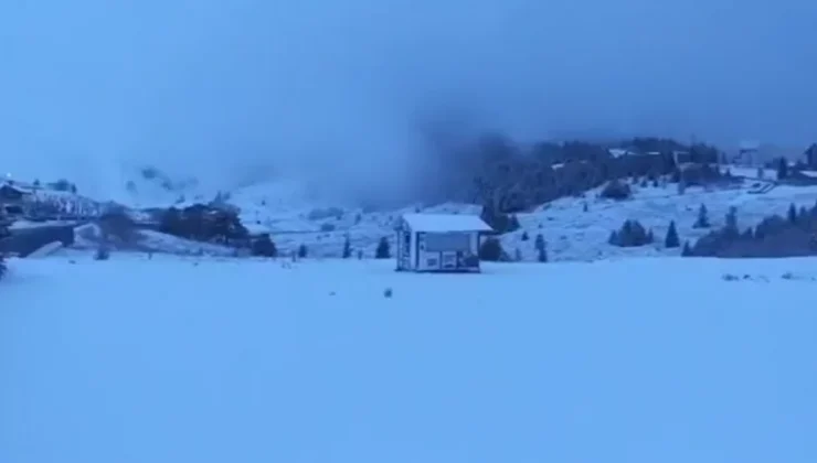 Uludağ’da Aralık bembeyaz başladı