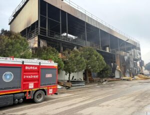 Bursa’da fabrika yangını