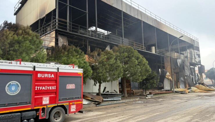 Bursa’da fabrika yangını