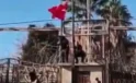 Bayrak indirme provokasyonuna tepkiler çığ gibi