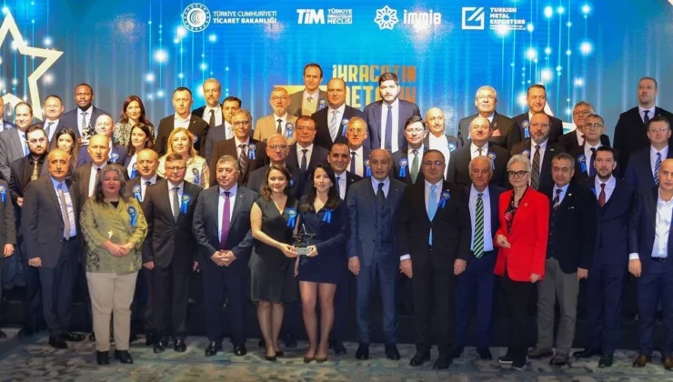 İhracatın 77 ‘Metalik Yıldızı’ ödüllerini aldı