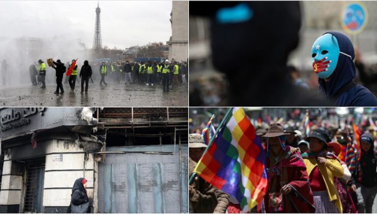2019 dünyada ‘sokak protestolarının yılı’ oldu