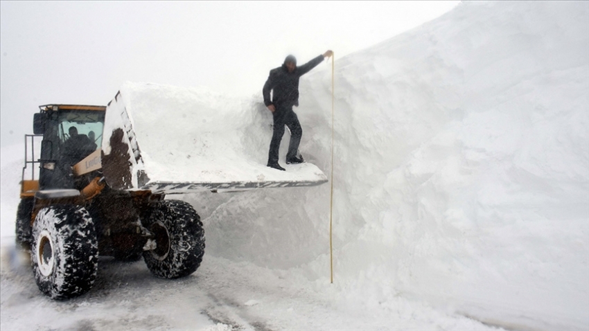 5 metre karla mücadele…