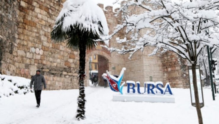 Bursa’da kar kapıda
