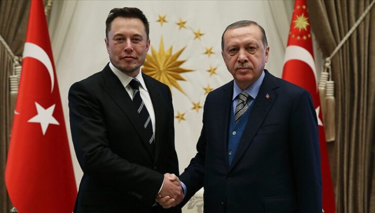 Cumhurbaşkanı Erdoğan Elon Musk’la görüştü