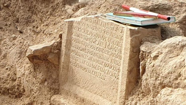 İznik’te 1500 yıllık kitabe bulundu