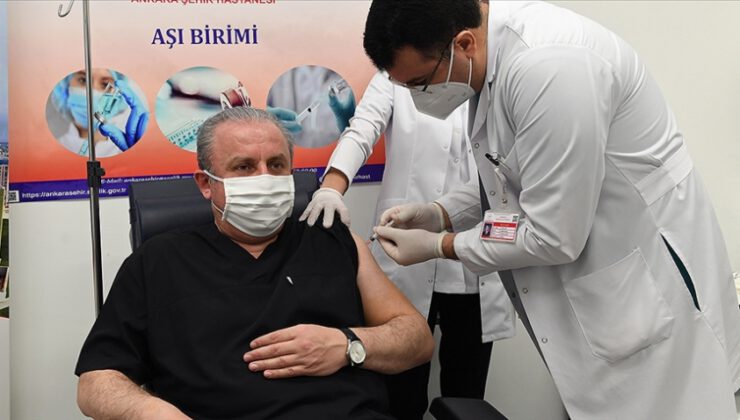 TBMM Başkanı Şentop Kovid-19 aşısı oldu